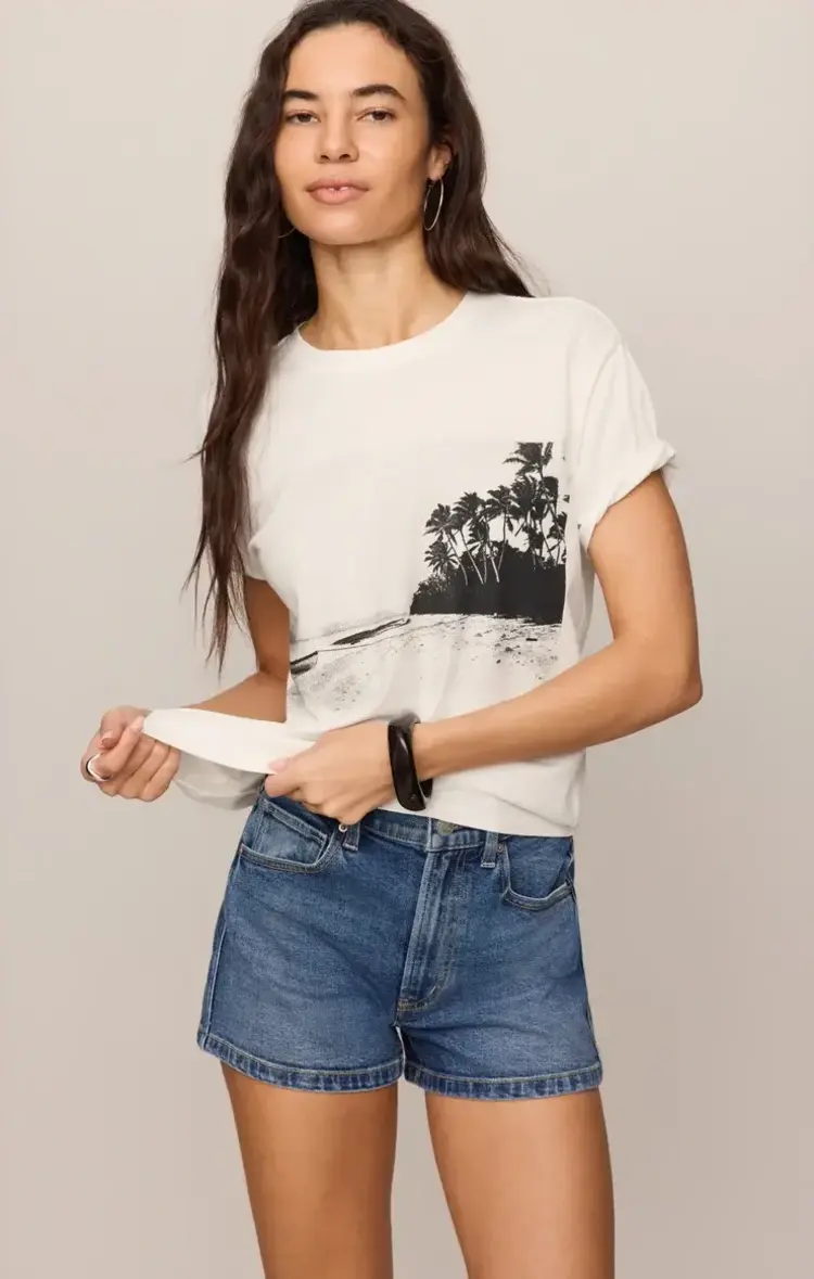 ZSupply La Playa Boyfriend Tee Sea Salt