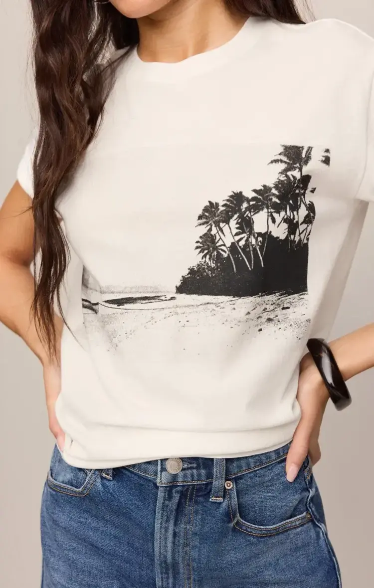 ZSupply La Playa Boyfriend Tee Sea Salt