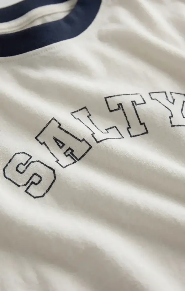 ZSupply Salty Ringer Boyfriend Tee Sea Salt