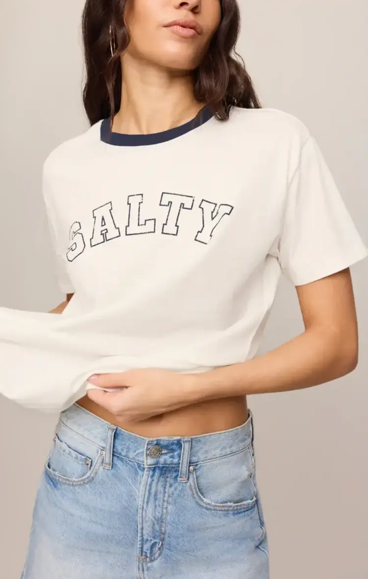 ZSupply Salty Ringer Boyfriend Tee Sea Salt