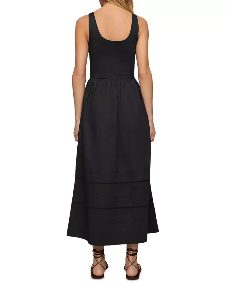 ZSupply Johanna Sleeveless Midi Dress Black