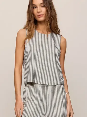 ZSupply Sloane Knit Striped Tank Top Eclipse
