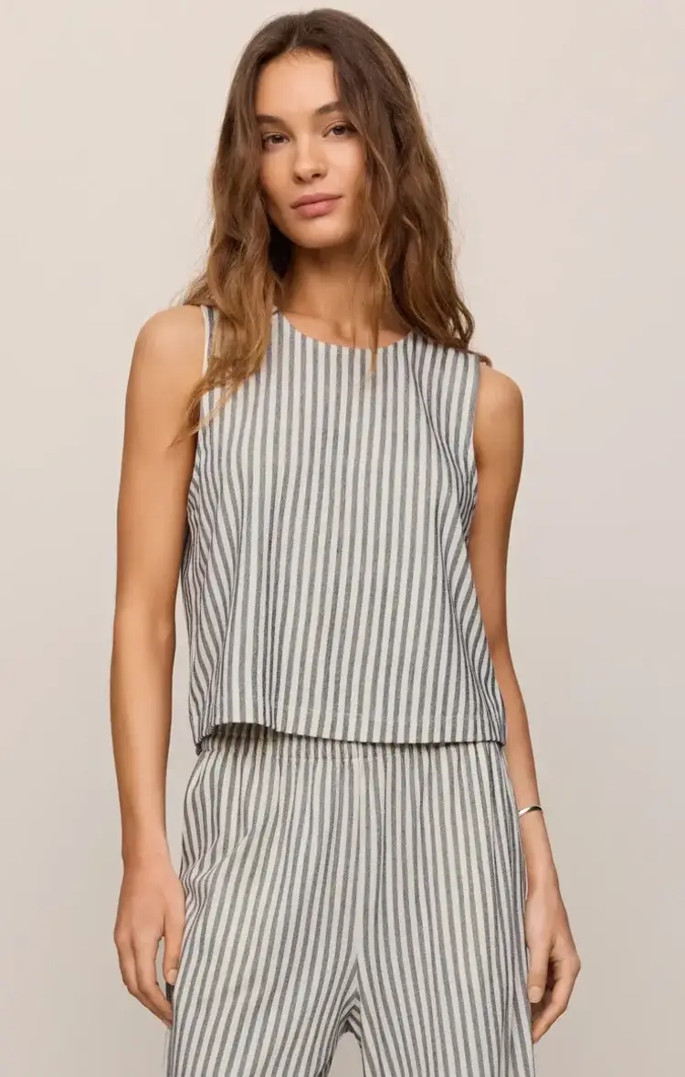 ZSupply Sloane Knit Striped Tank Top Eclipse