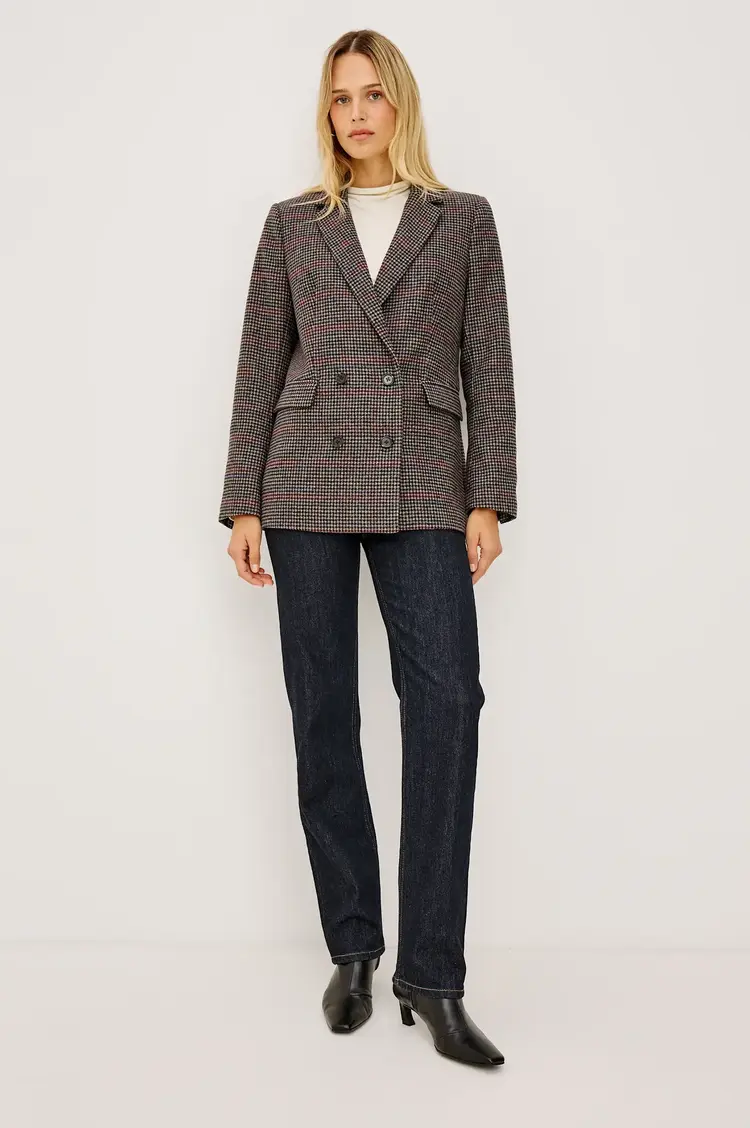 Rails Jac Blazer Oxford Plum