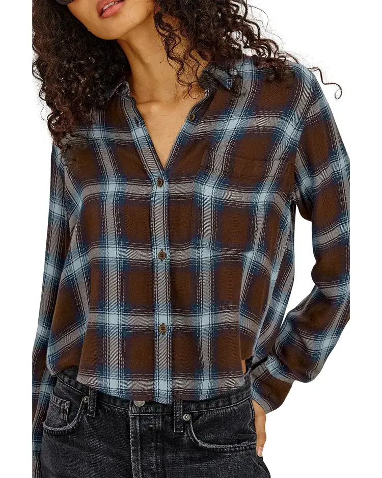 Rails Malin Shirt Espresso Indigo