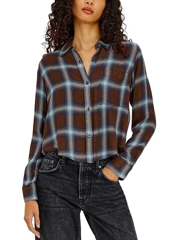 Rails Malin Shirt Espresso Indigo