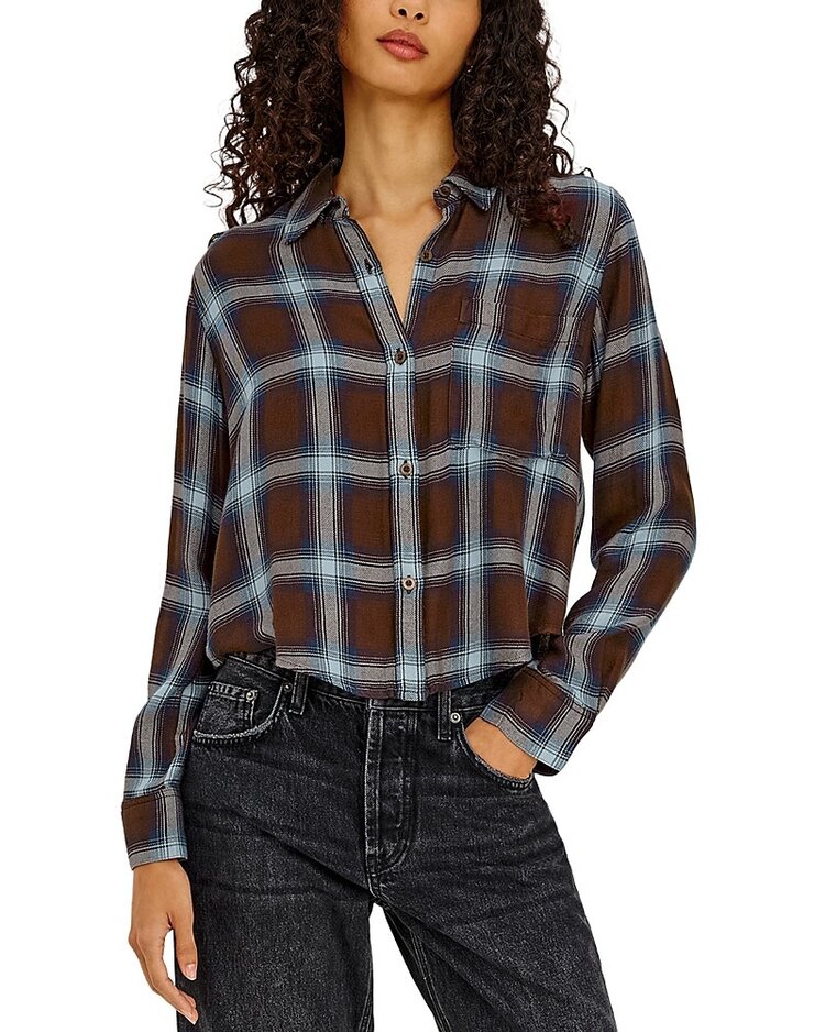 Rails Malin Shirt Espresso Indigo