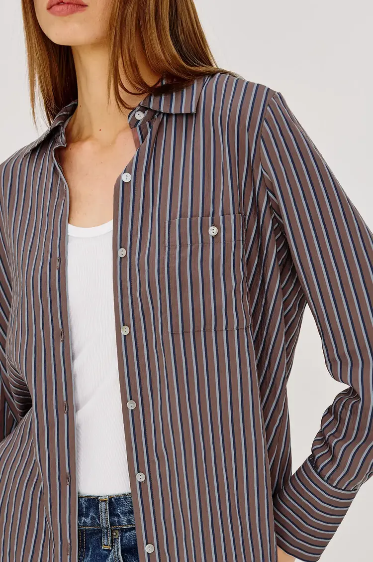 Rails Beck Shirt Hickory Indigo Stripe