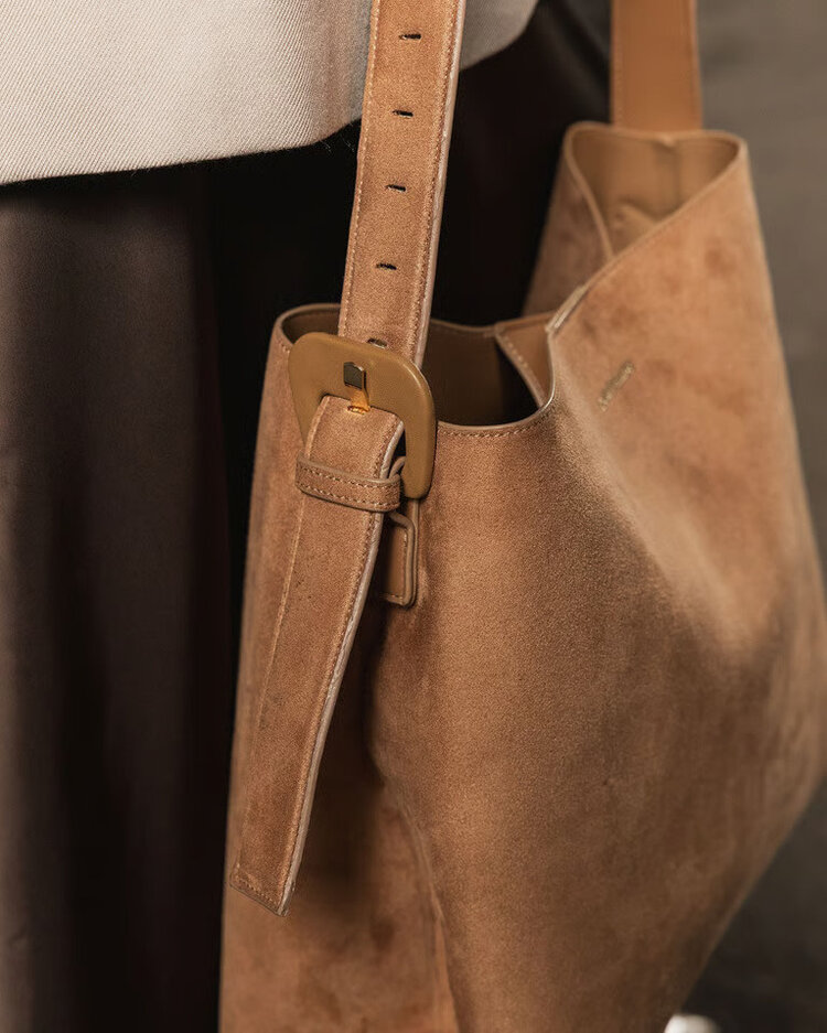 Louenhide Peyton Everyday Pouch Set Suede Honey