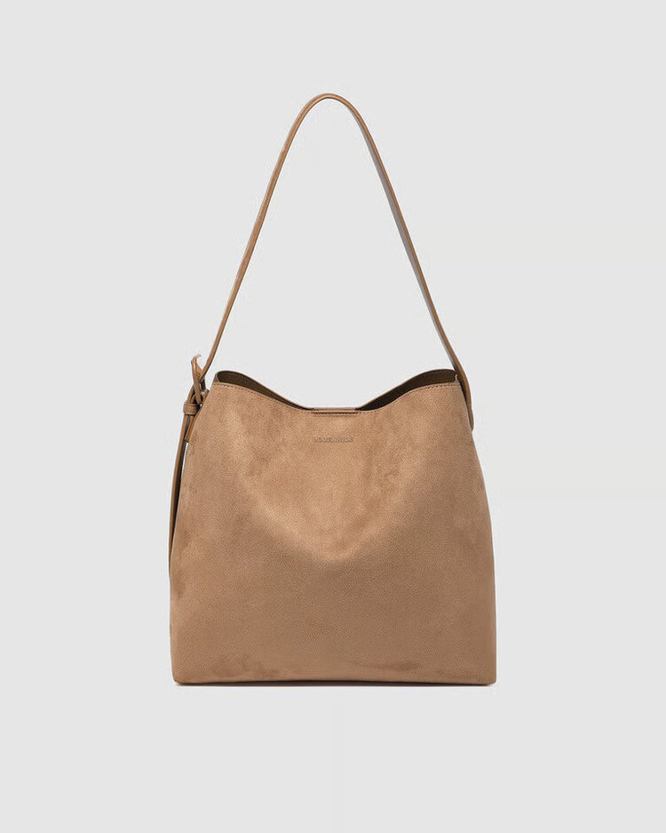 Louenhide Peyton Everyday Pouch Set Suede Honey