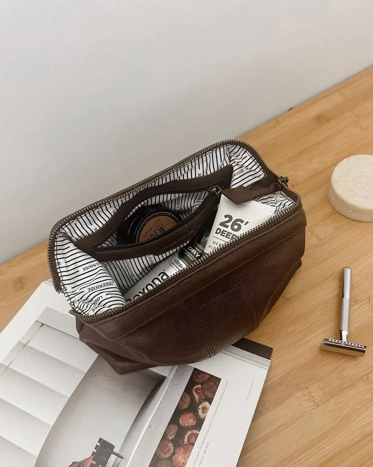Louenhide Albie Cosmetic Case Saddle Chocolate