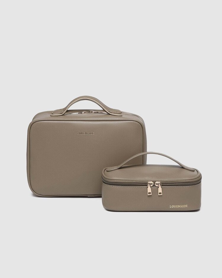 Louenhide Georgie & Fifi Cosmetic Set Coffee