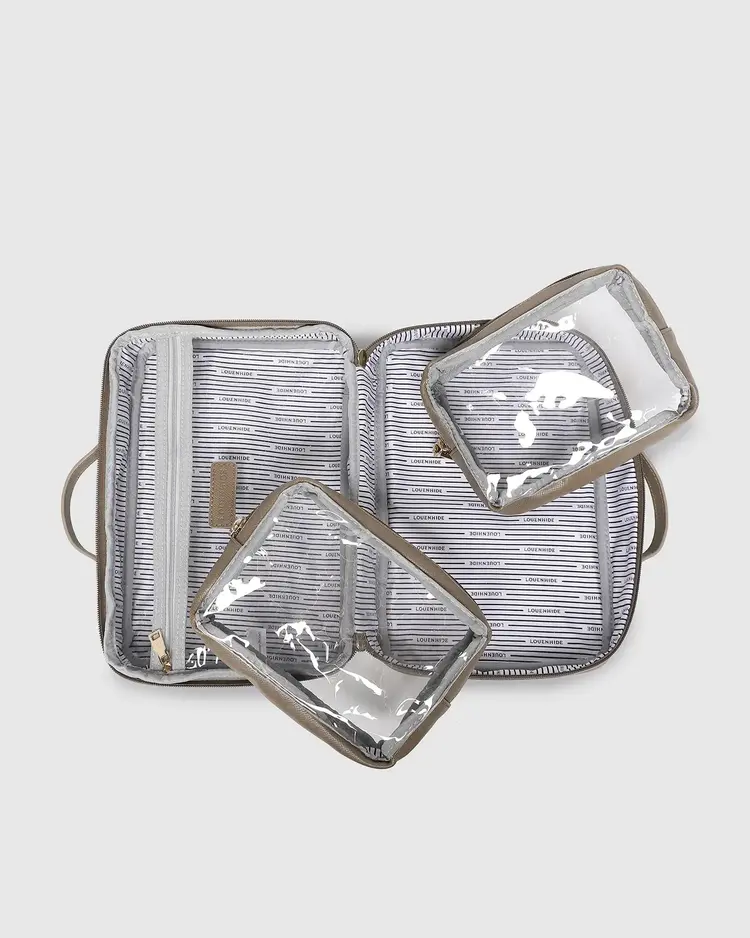 Louenhide Georgie & Fifi Cosmetic Set Coffee