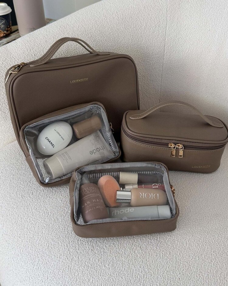 Louenhide Georgie & Fifi Cosmetic Set Coffee