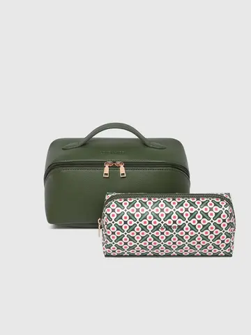 Louenhide Mary Brianna Cosmetic Set Olive