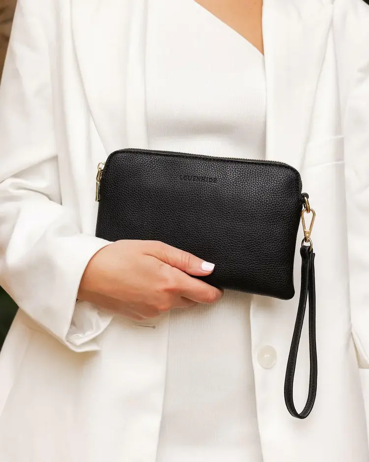 Louenhide Poppy Clutch Black
