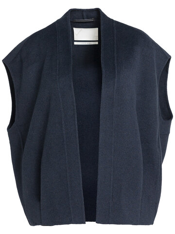 Yaya Oversized Woolmix Woven Bodywarmer Cat Black Melange
