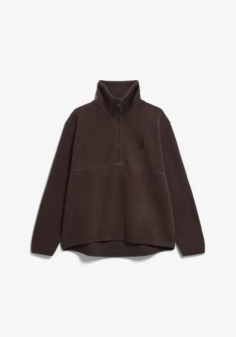 Armed Angels HAARLEENAA Cotton Fleece Sweat Claystone