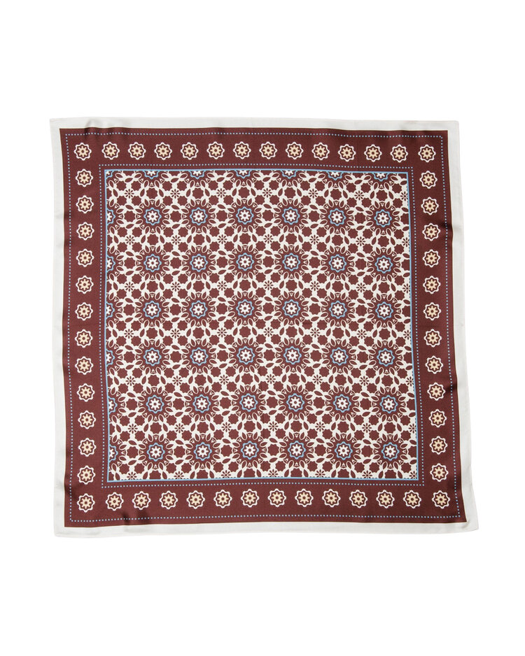 Palm Palm Chanel Silk Scarf