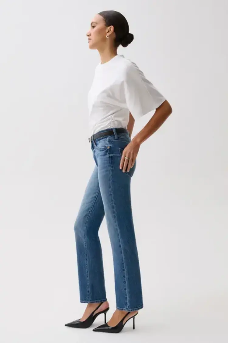 Pistola ALEKS Mid Rise Straight Pants Sea Salt