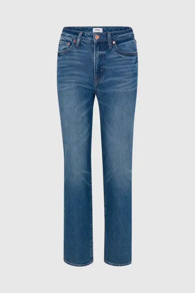 Pistola ALEKS Mid Rise Straight Pants Sea Salt