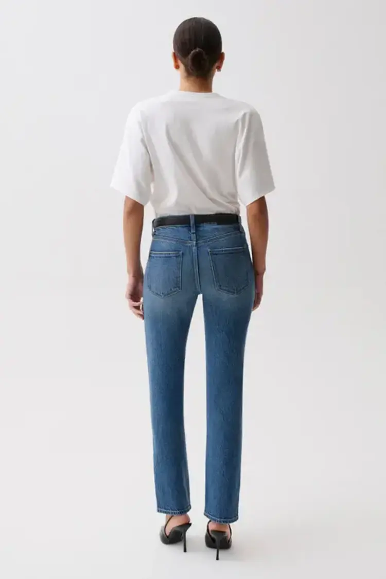 Pistola ALEKS Mid Rise Straight Pants Sea Salt