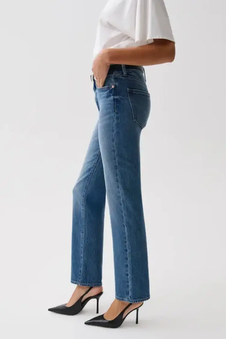 Pistola ALEKS Mid Rise Straight Pants Sea Salt
