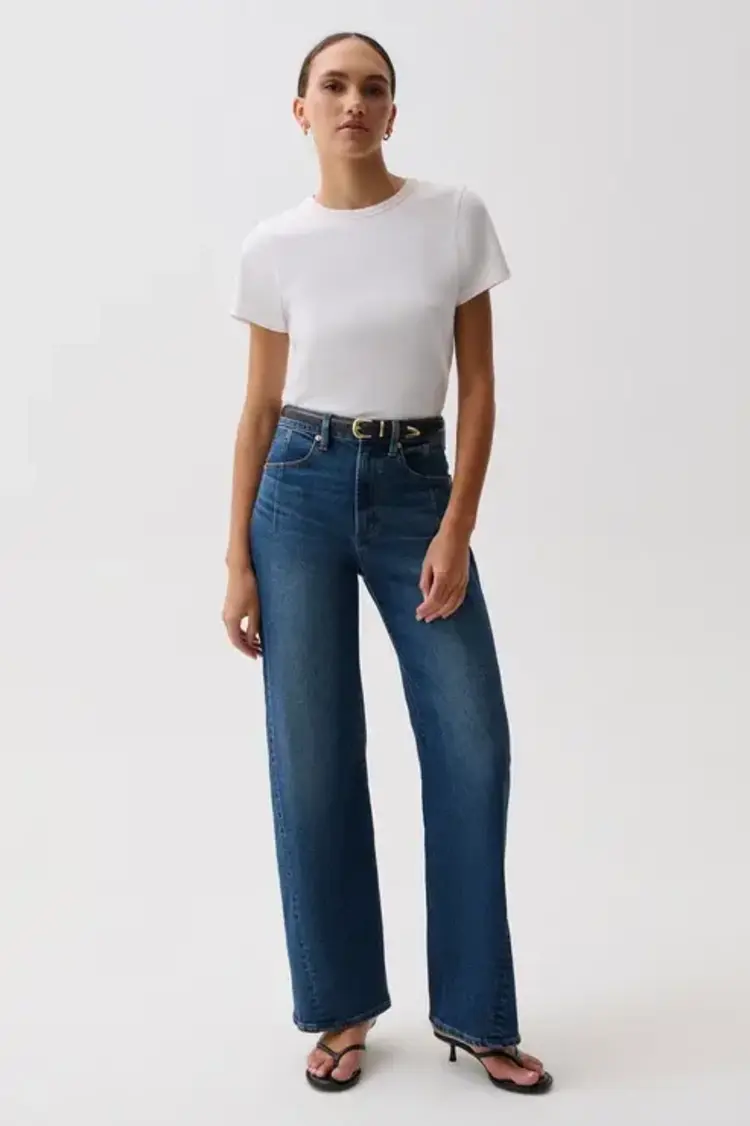 Pistola KYRA High Rise Bowed Wide Leg Inkwell