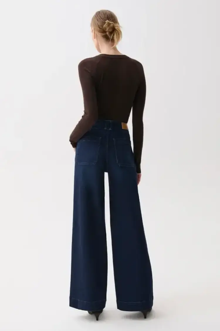 Pistola LANA Double Button High Rise Ultra Wide Leg Pant Starstruck