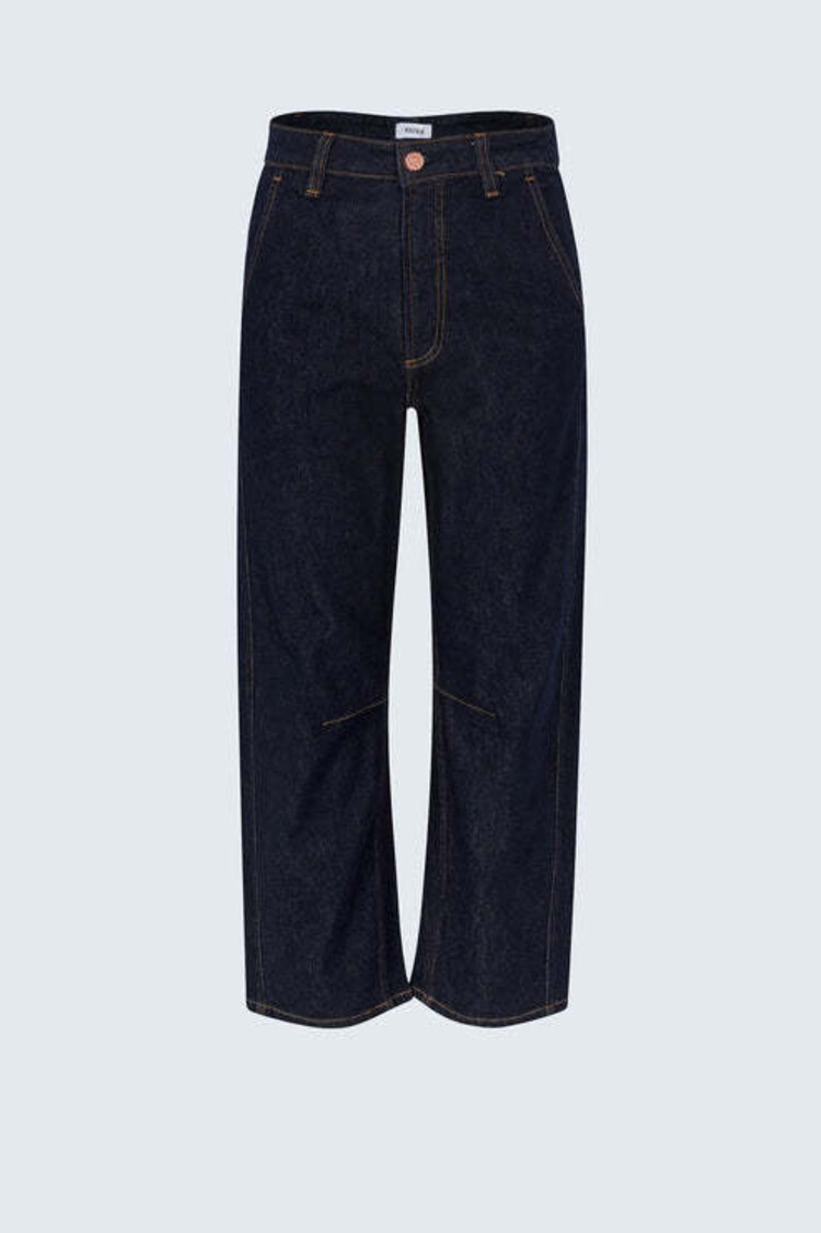 Pistola BEAU Seamed Crescent Raw Jean Nightfall