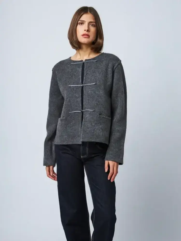 Line the Label Adelaide Jacket Dark Shadow