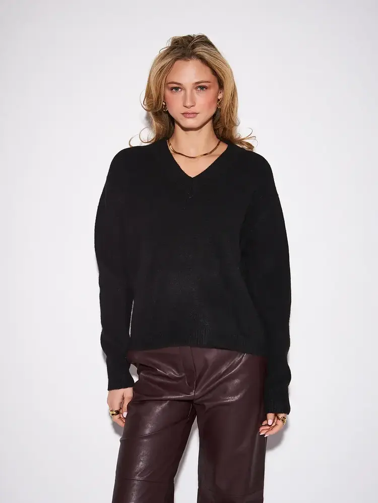 John & Jenn Charlie Sweater Caviar