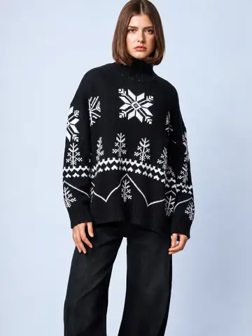 Line the Label Jemima Sweater Black Diamond