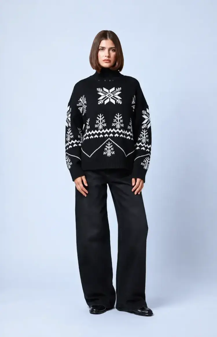 Line the Label Jemima Sweater Black Diamond