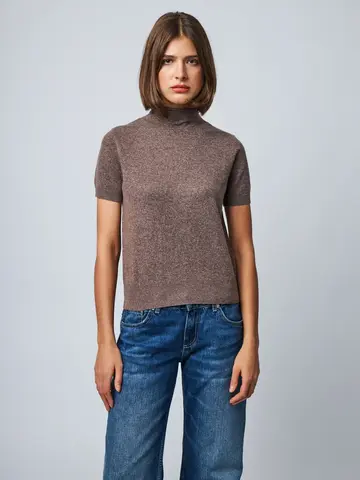 Line the Label Clara Top Mocha