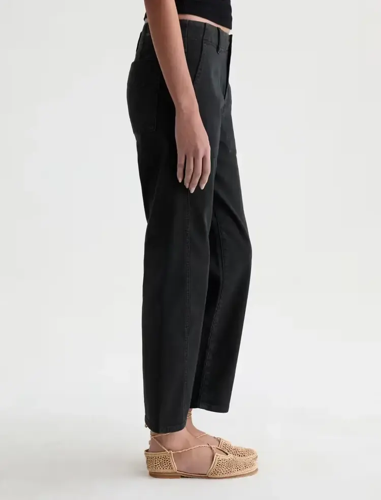 AG Denim Analeigh Pant Sulfur Super Black
