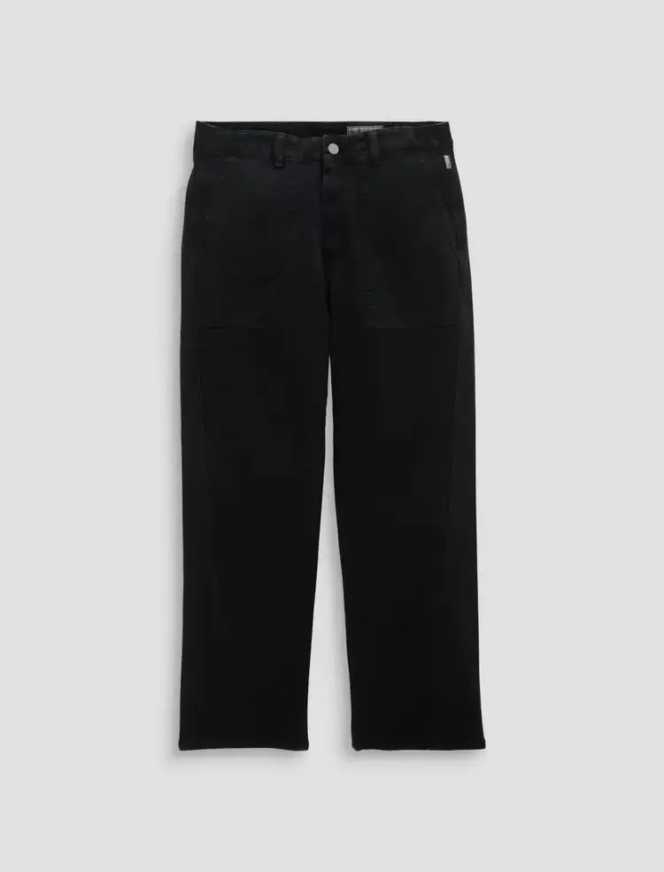 AG Denim Analeigh Pant Sulfur Super Black