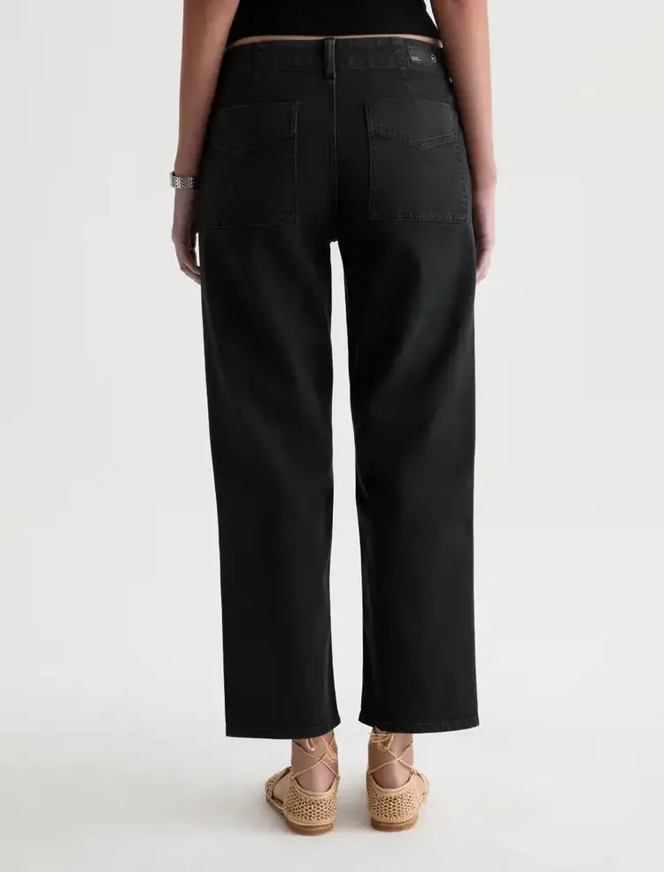 AG Denim Analeigh Pant Sulfur Super Black