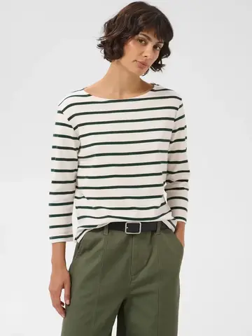 Part Two Nela T-shirt Green Gables Stripe