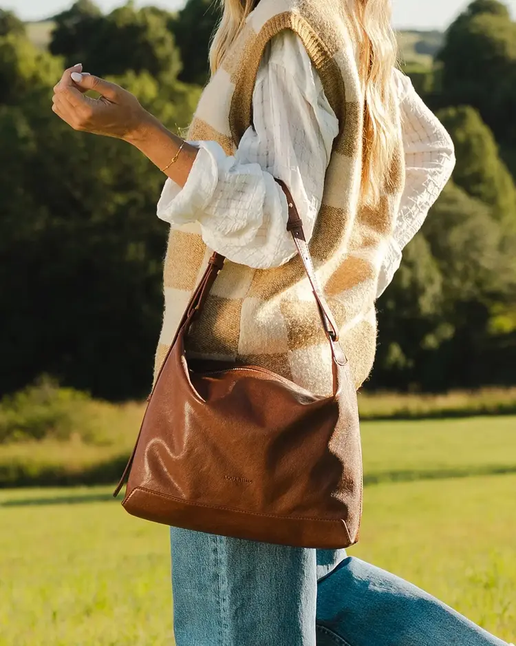 Louenhide Eden Saddle Wallet Saddle Cognac