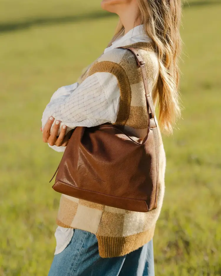 Louenhide Eden Saddle Wallet Saddle Cognac