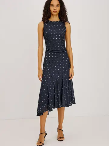 Rails Daija Dress Navy Polka Dots