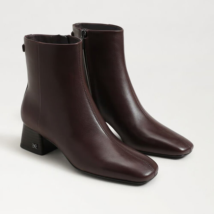 Sam Edelman Paige Ankle Boot Spiced Pecan Leather