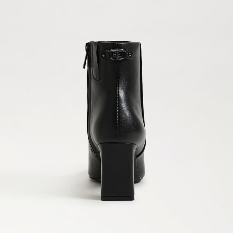 Sam Edelman Saige Ankle Bootie Black Leather