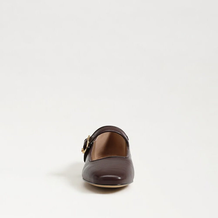 Sam Edelman Michaela Mary Jane Flat Spiced Pecan Leather