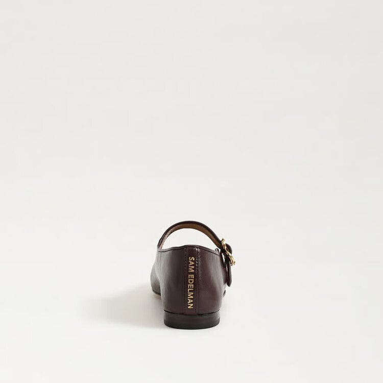 Sam Edelman Michaela Mary Jane Flat Spiced Pecan Leather