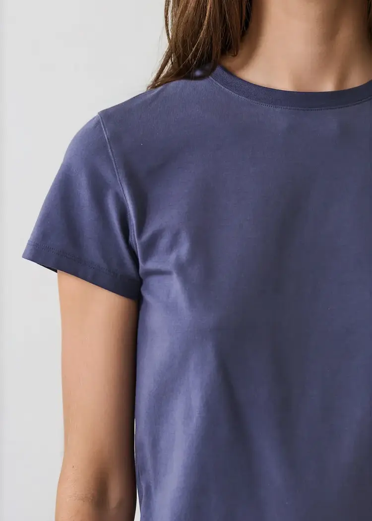 Patrick Assaraf Sublime Pima Cotton Fitted T-Shirt Stardust