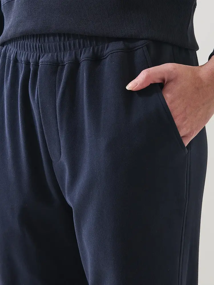 Patrick Assaraf Pima Tapered Pant Dark Navy