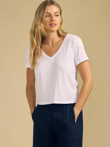 Velvet Elisha Top White