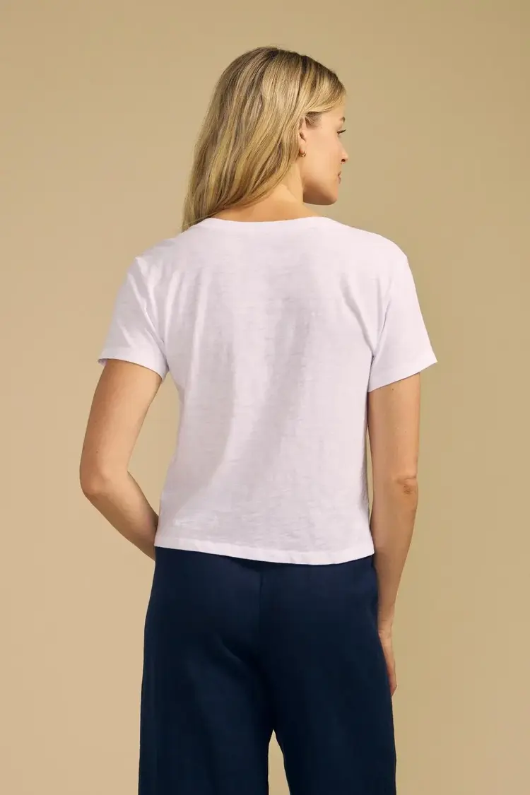 Velvet Elisha Top White